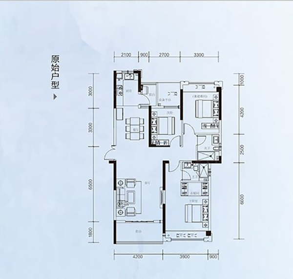 醴陵市壹号公馆F1户型