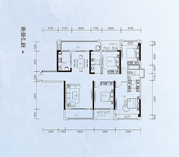 醴陵市壹号公馆E户型