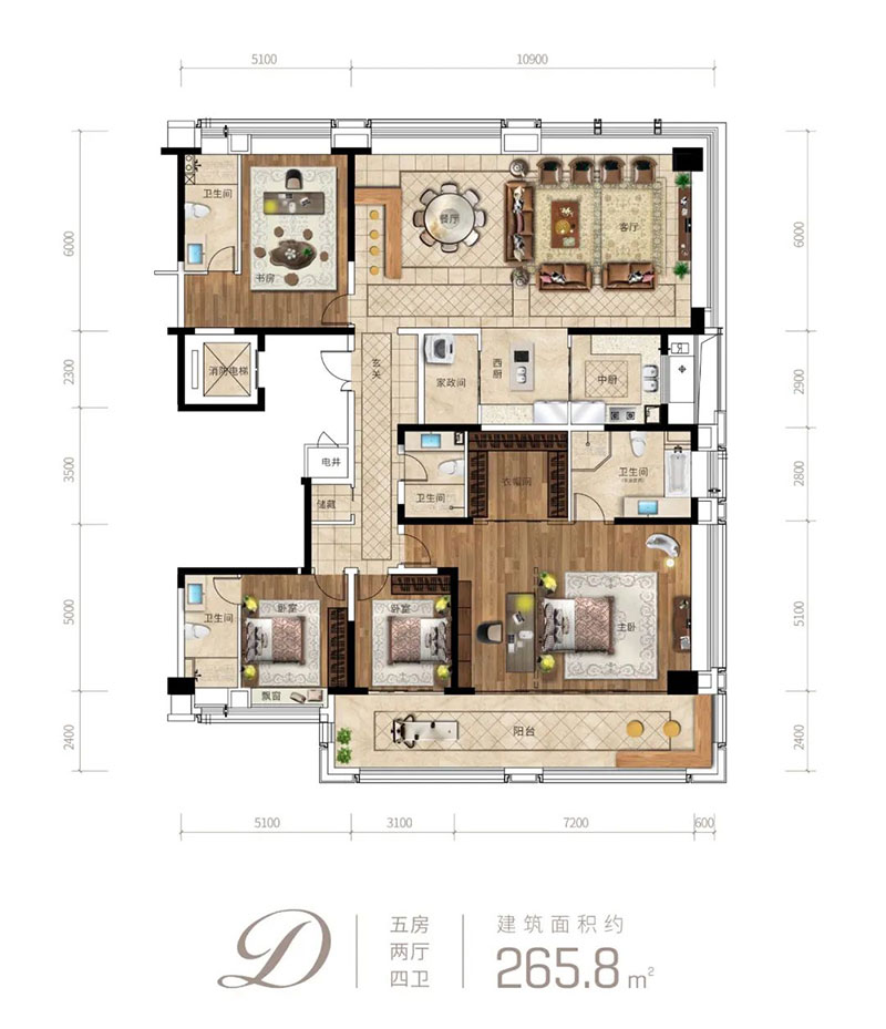 株洲市阅天下D户型