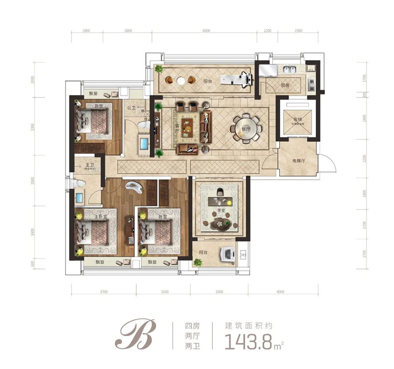 株洲市阅天下B户型