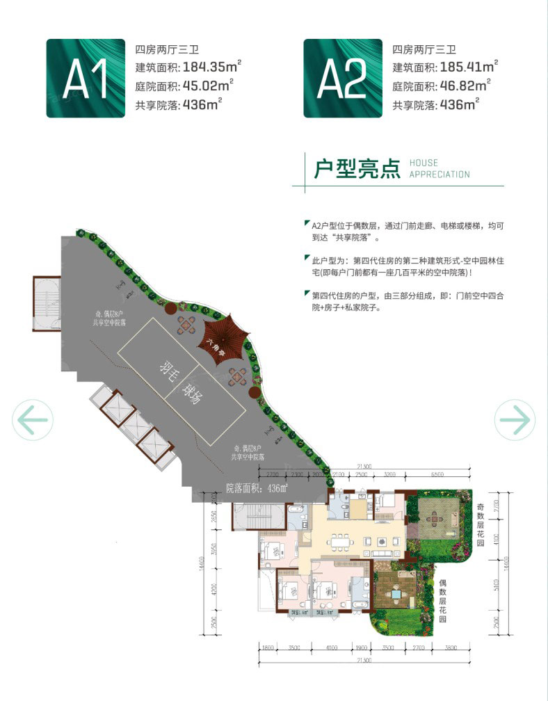 株洲市第四代住房未来社区1栋B1/B2户型