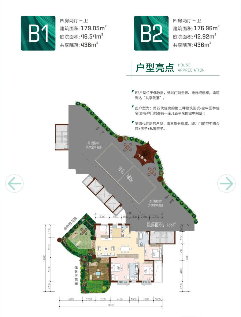 株洲市第四代住房未来社区1栋B1/B2户型