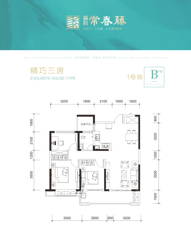 株洲市高科常春藤B户型