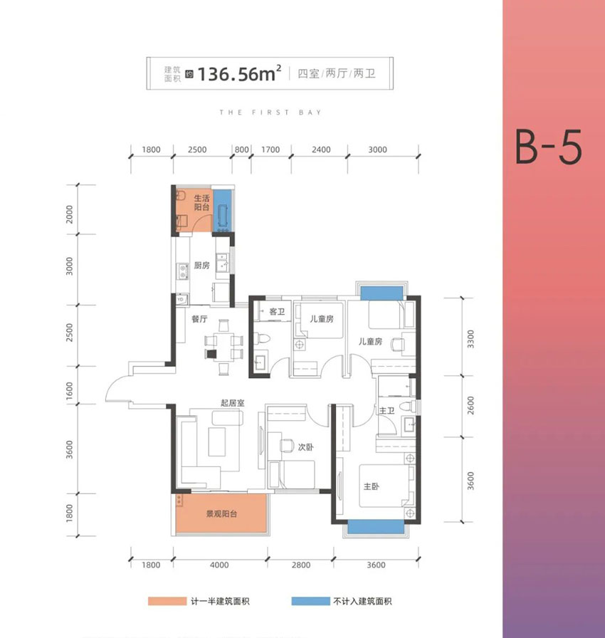 株洲市湘水湾B-5户型