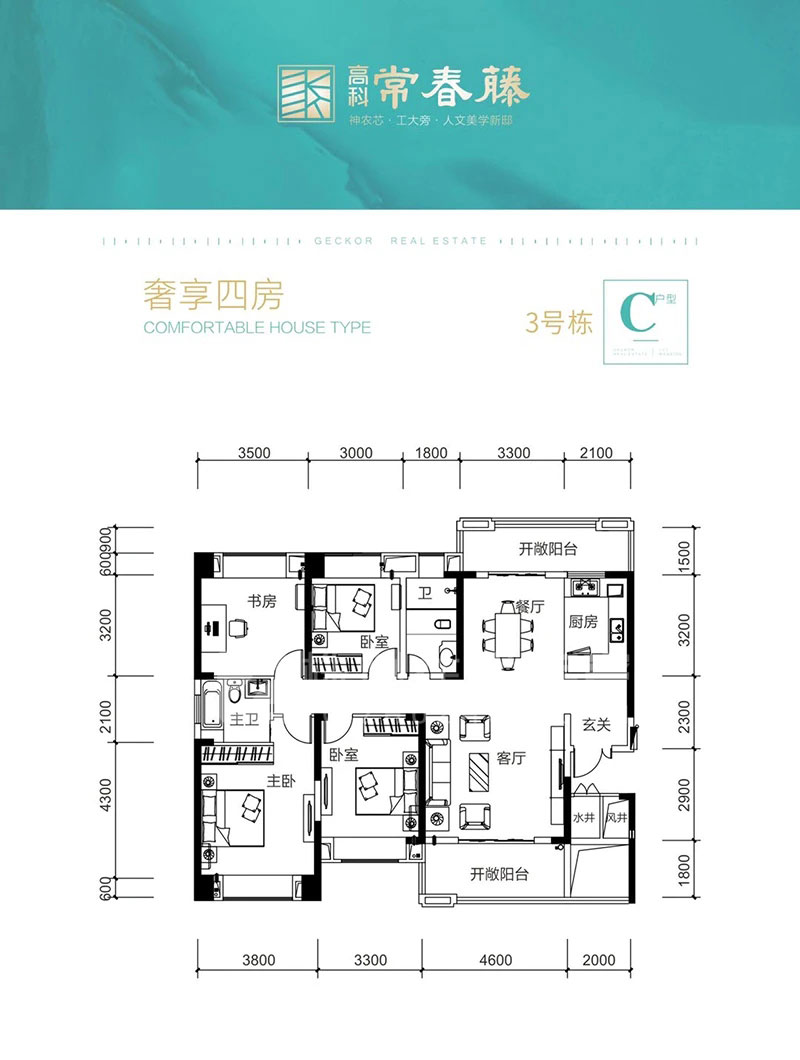 株洲市高科常春藤C户型