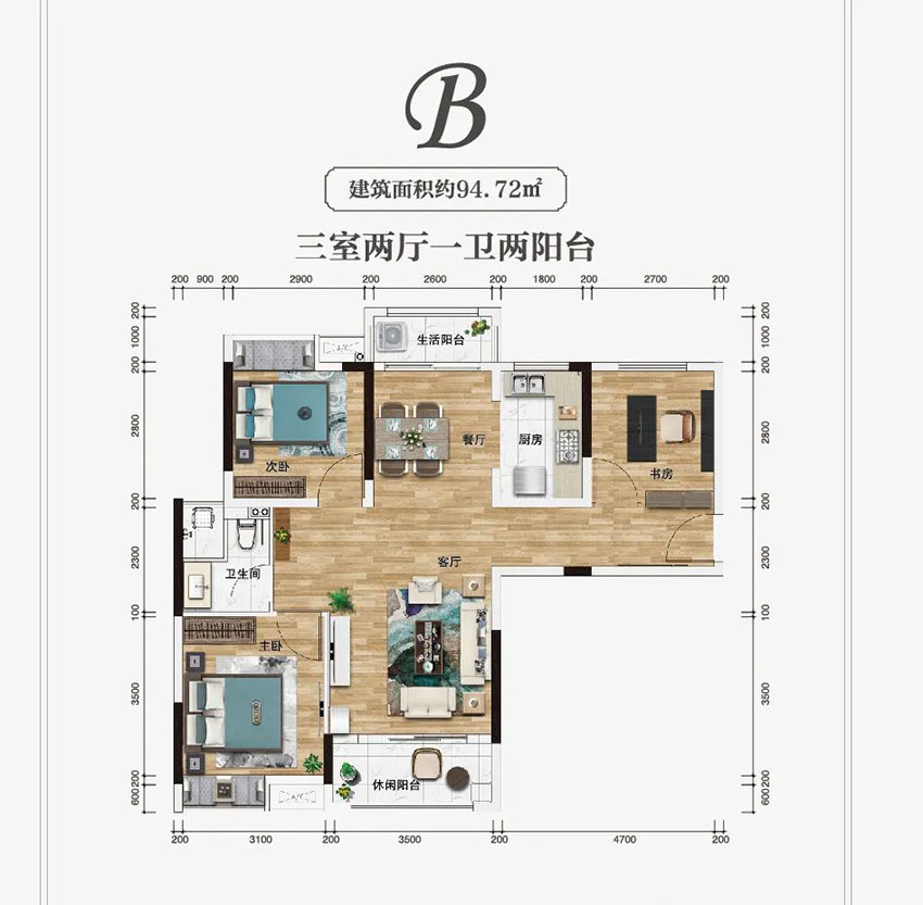 株洲市云龙凤凰谷B户型