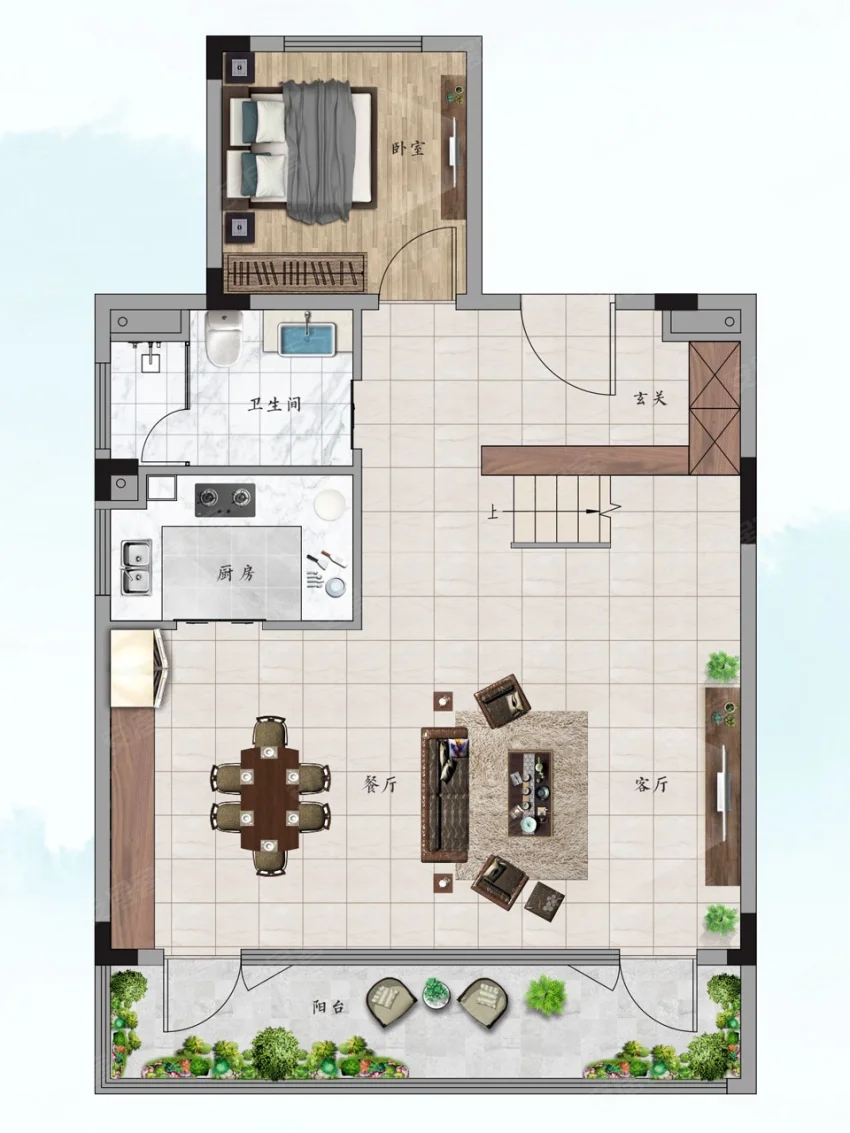 株洲市绿城云栖桃源建面约146㎡户型