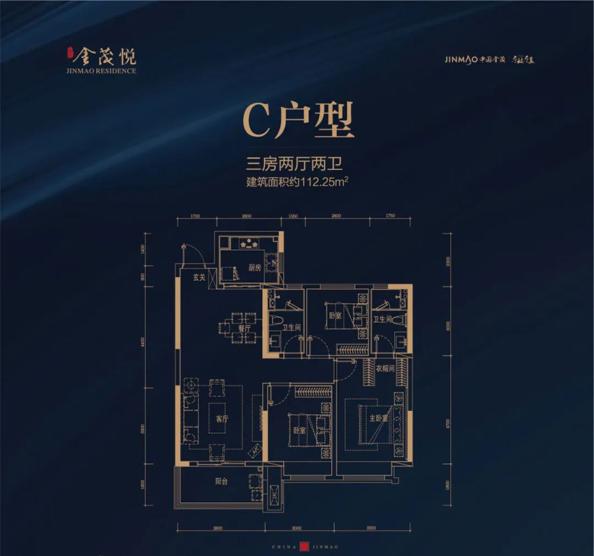 株洲市金茂悦C户型