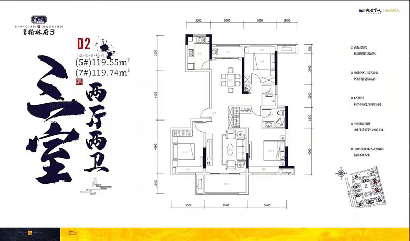 株洲市城发翰林府D2户型