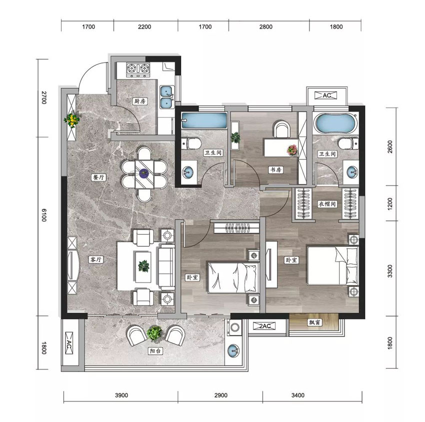 株洲市锦湘悦锦绣户型