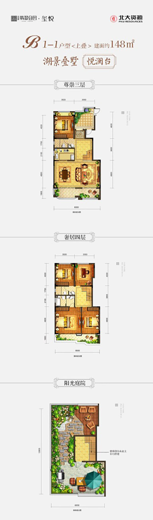 株洲市北大资源翡翠公园B1-1户型