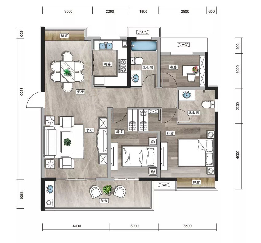 株洲市锦湘悦锦瑟户型