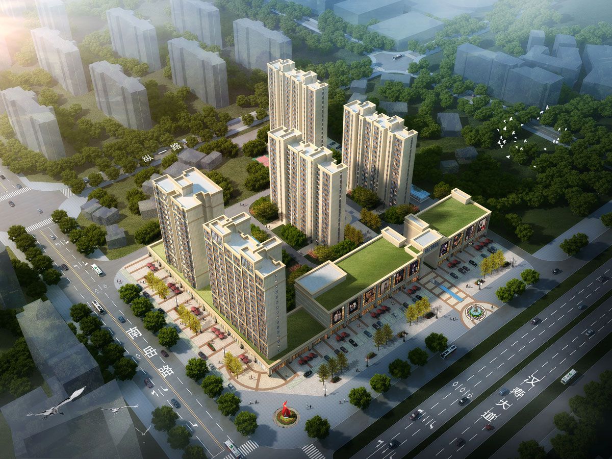 汉寿县西湖汇实景图