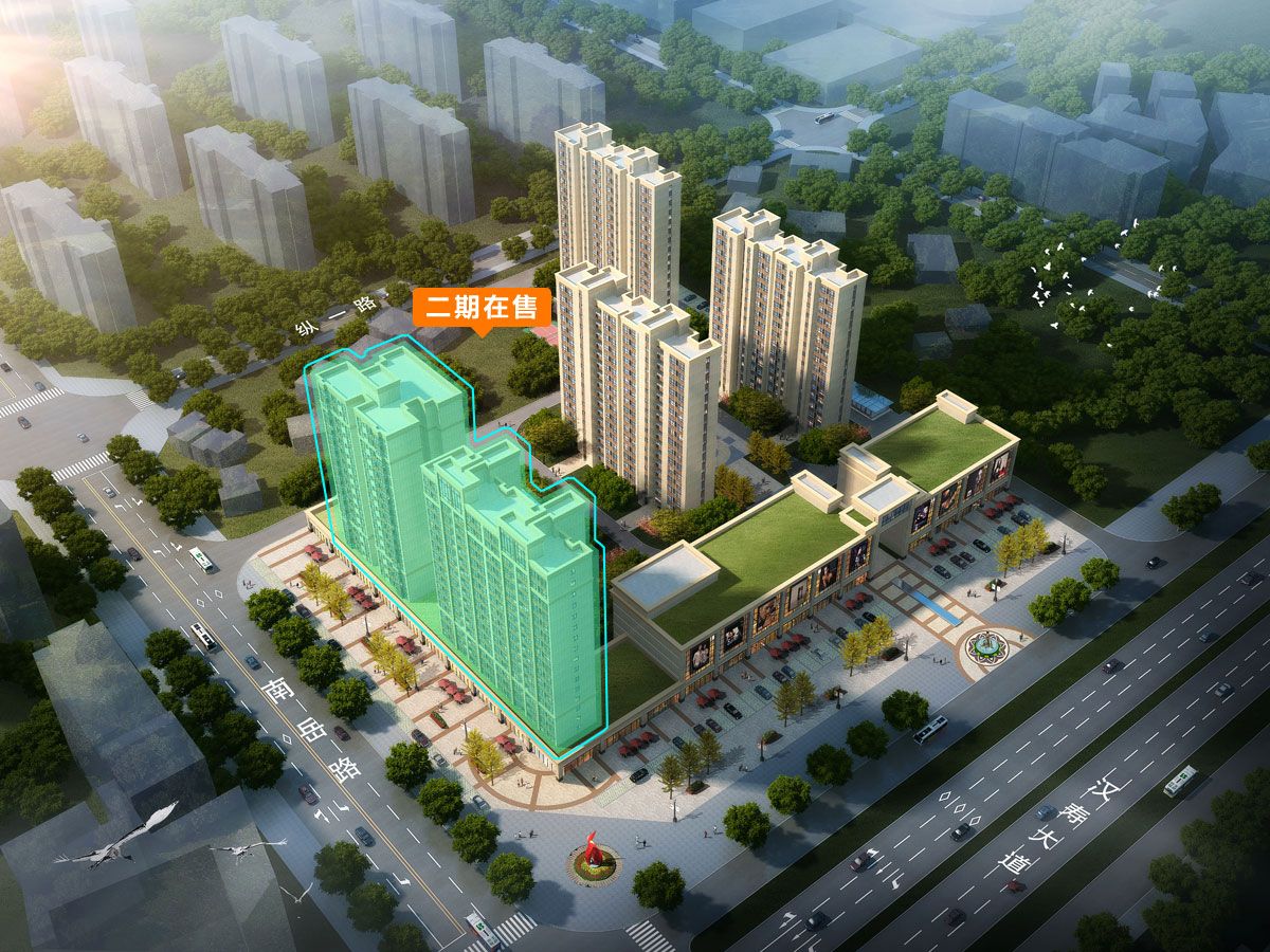 汉寿县西湖汇效果图