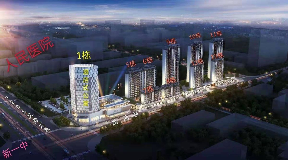 汉寿县林宸广场配套图