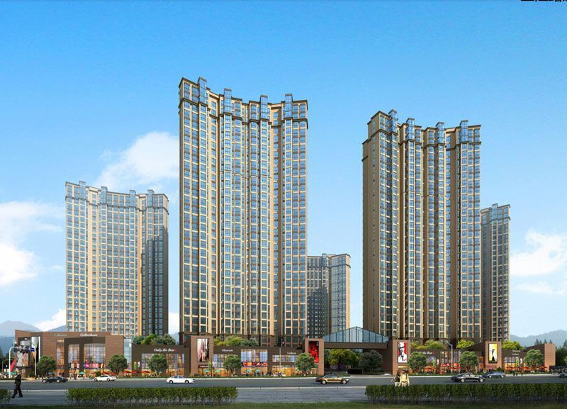 石门县三江欣城效果图