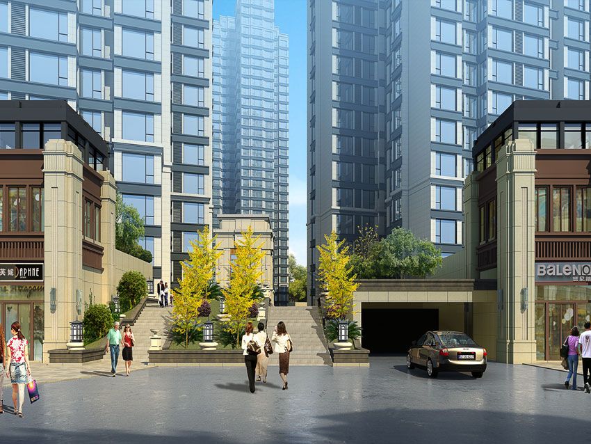 石门县金世纪中央公园2期配套图