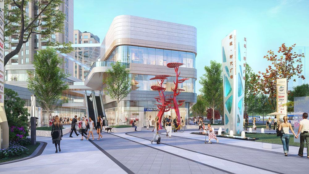 石门县东城时代广场配套图