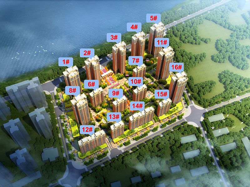 石门县大汉澧水龙城实景图