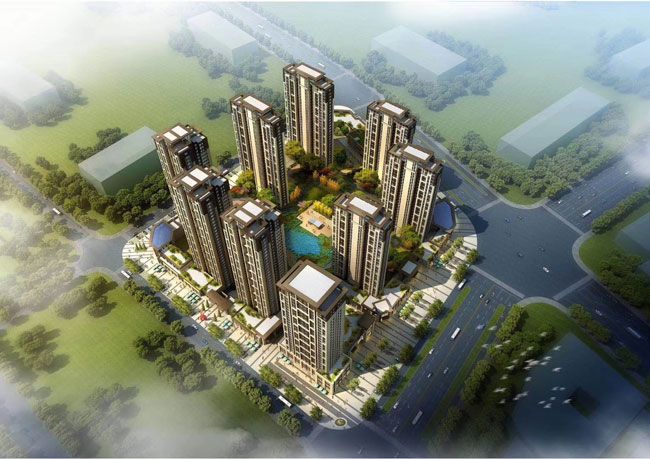 石门县藏珑卧府实景图