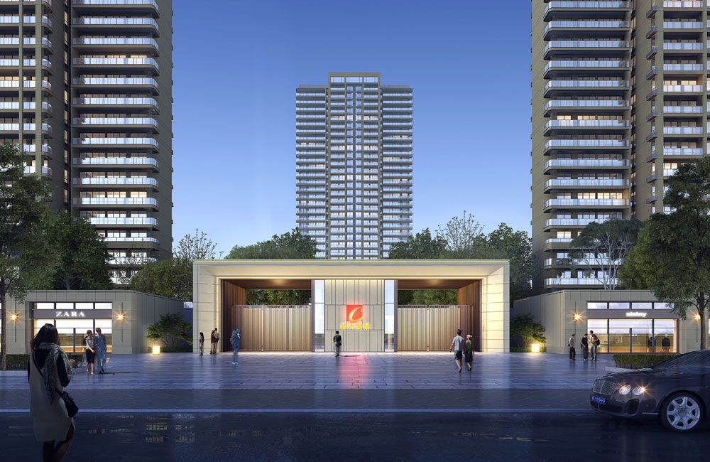 石门县碧水馨城配套图