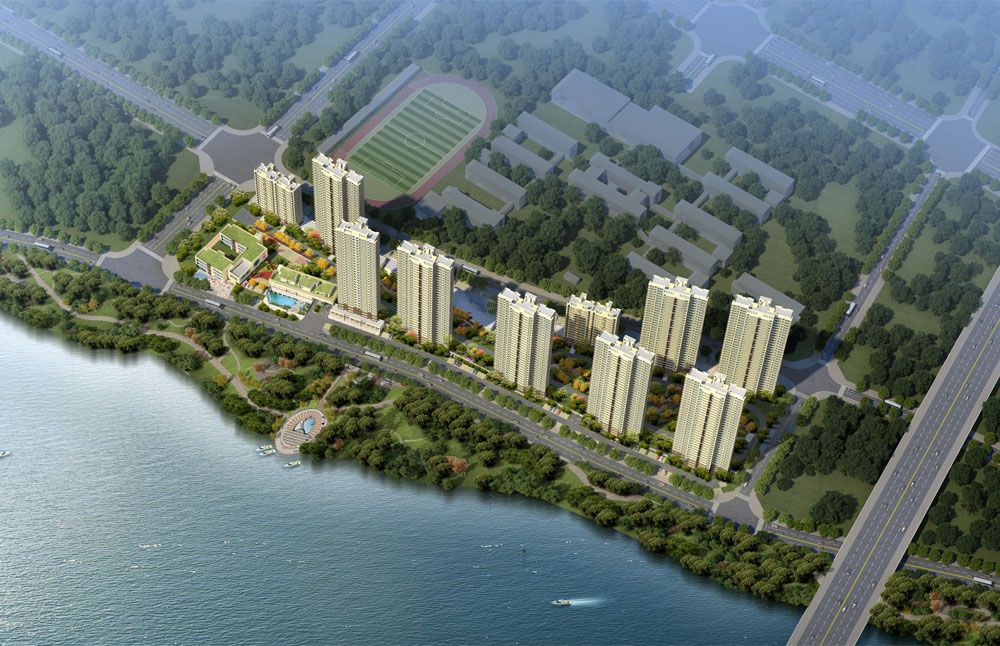 石门县碧桂园十里江湾实景图