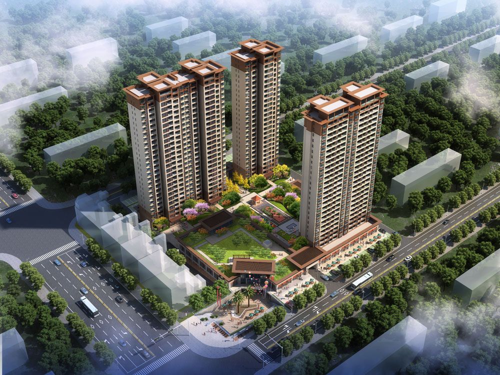 安乡县乡邻璟苑实景图