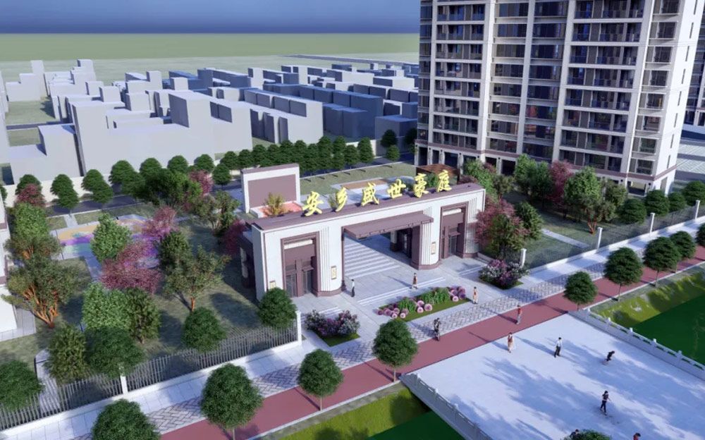 安乡县盛世豪庭配套图