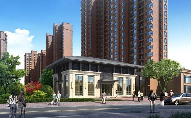 安乡县洲沚园效果图