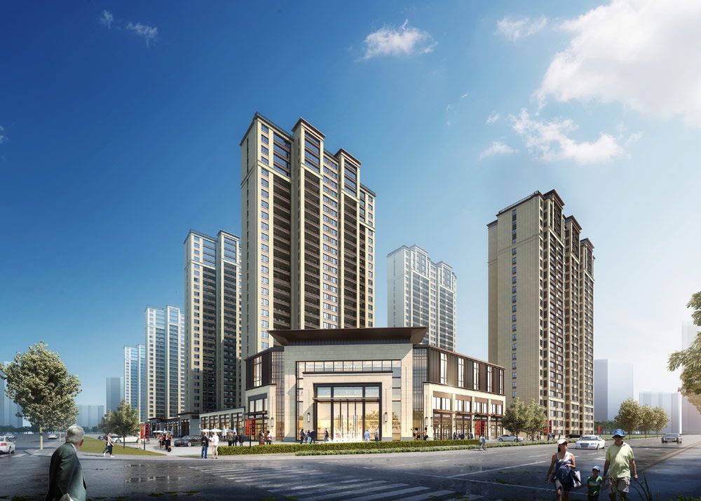 安乡县国府大院效果图