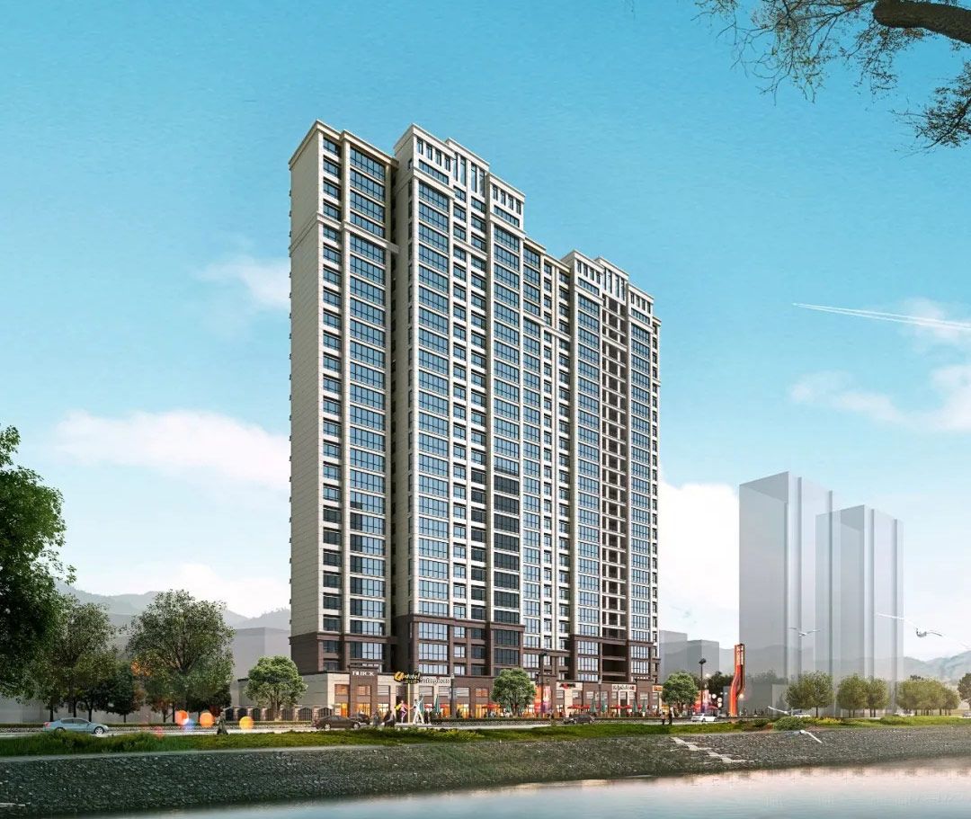 桃源县缘溪左岸效果图