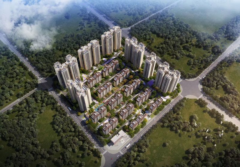 桃源县阳光首府实景图