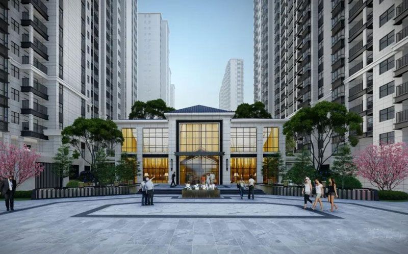 桃源县未名湖畔效果图