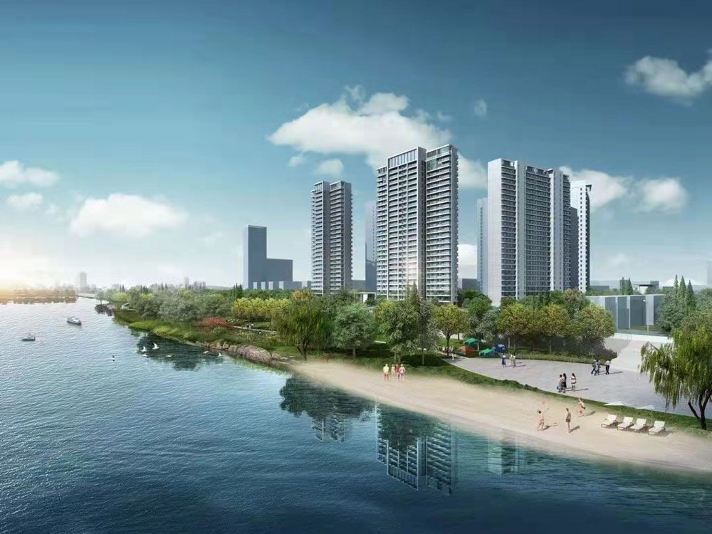 桃源县桃诚外滩效果图