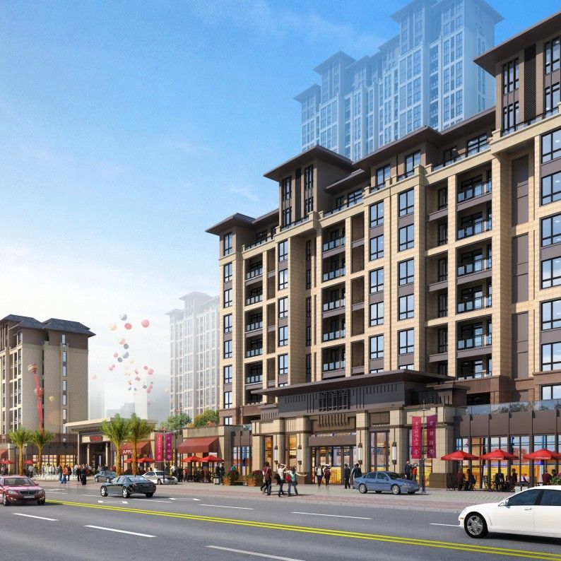 桃源县书香门邸效果图