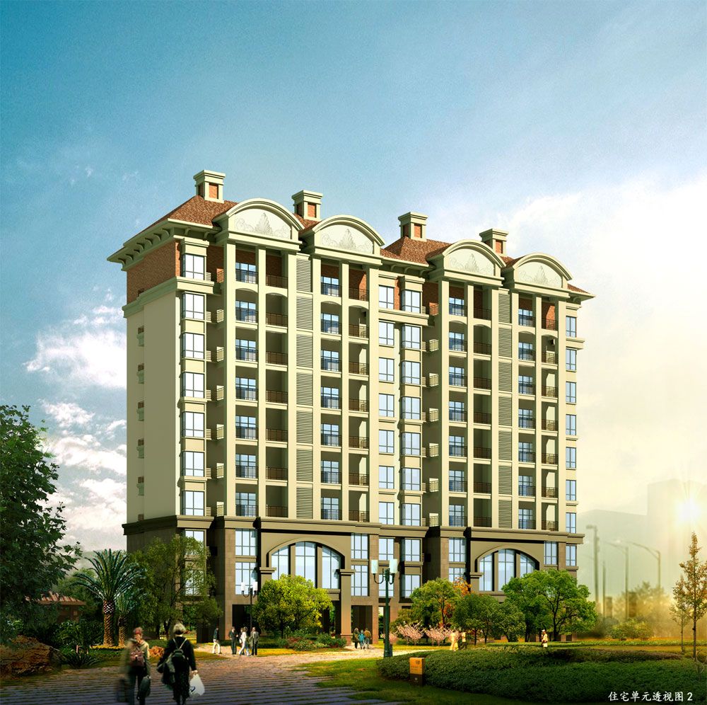 桃源县东湖和缘二期效果图