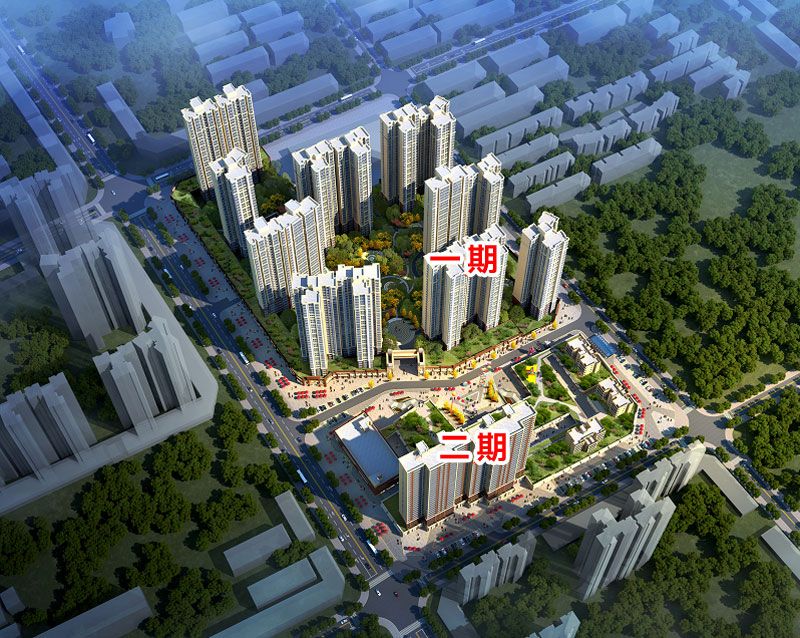 桃源县诚信广场二期实景图