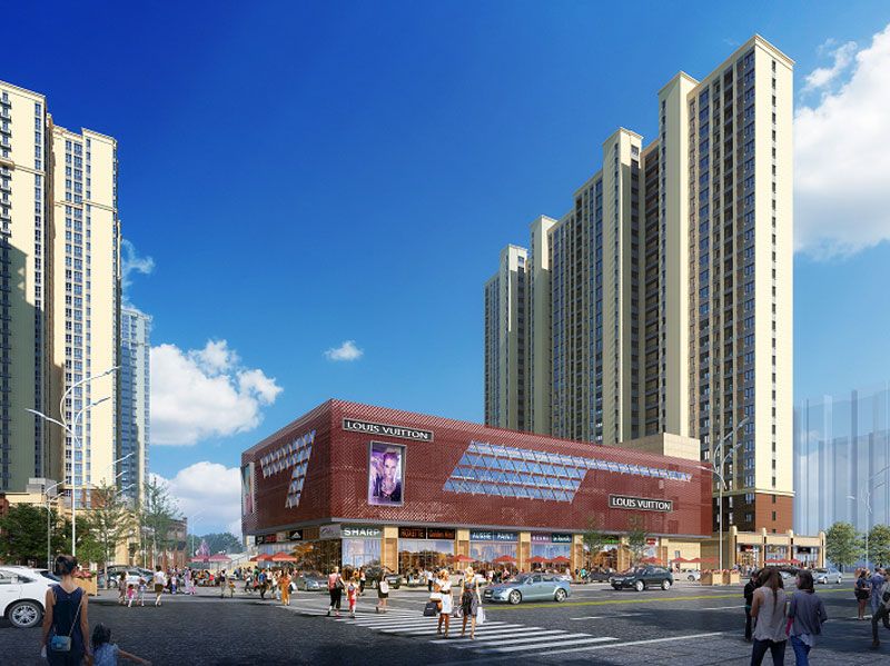 桃源县诚信广场二期效果图