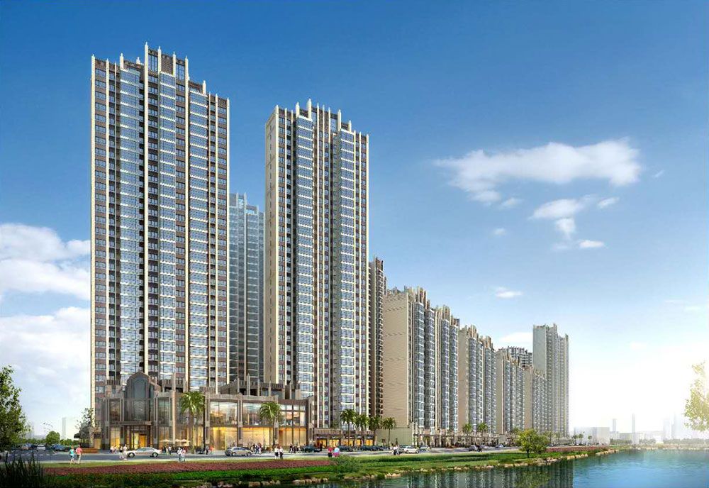 临澧县五洲东岸效果图