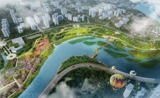 临澧县五洲东岸区位图