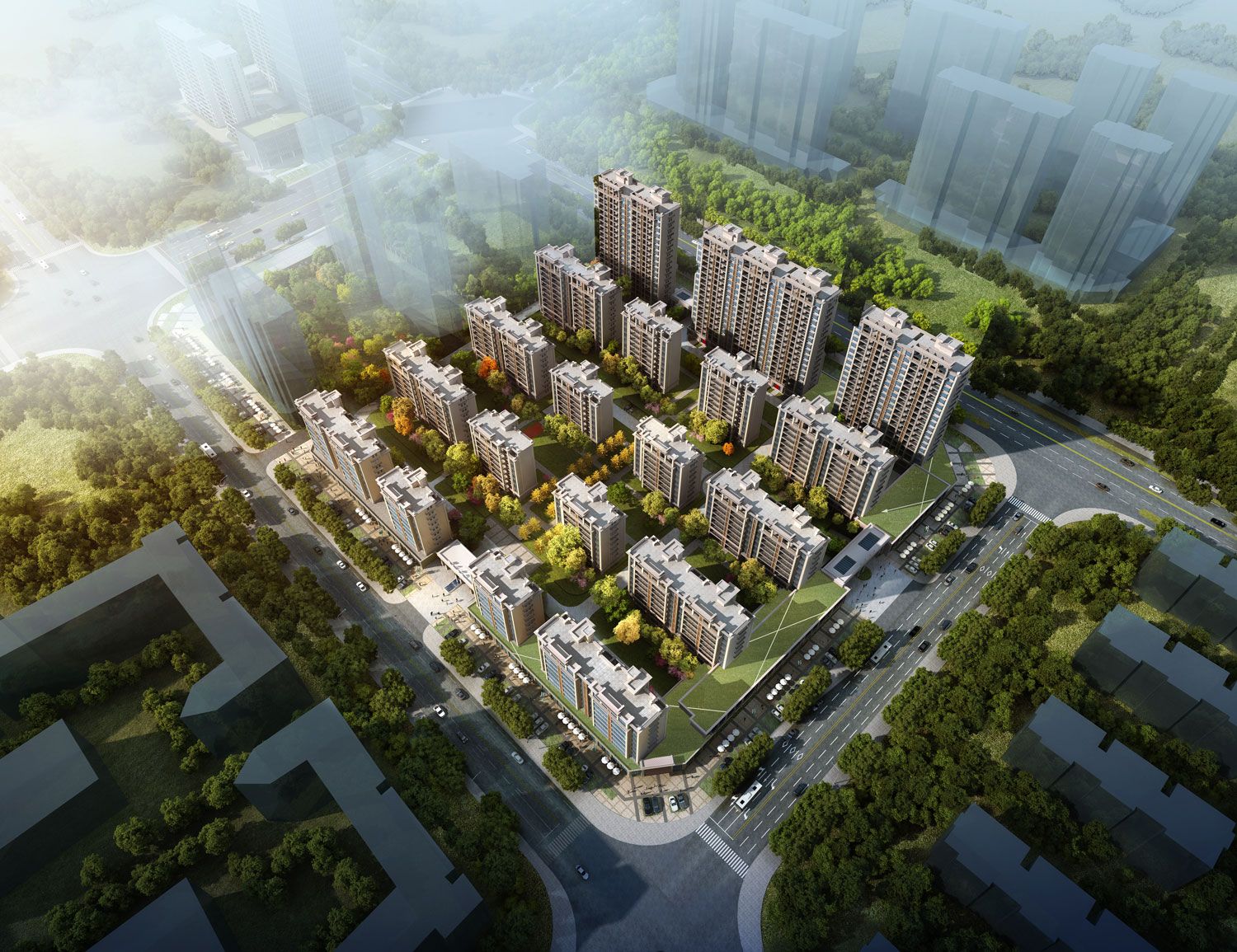 临澧县曙光新城华府实景图