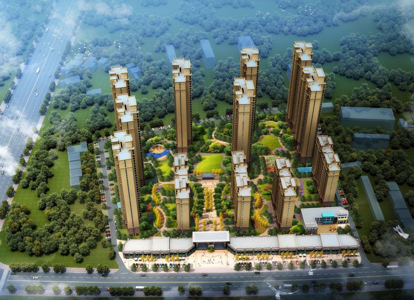 临澧县时代学府效果图