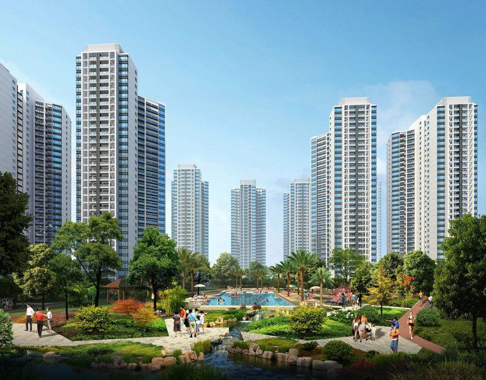 临澧县合兴新城效果图