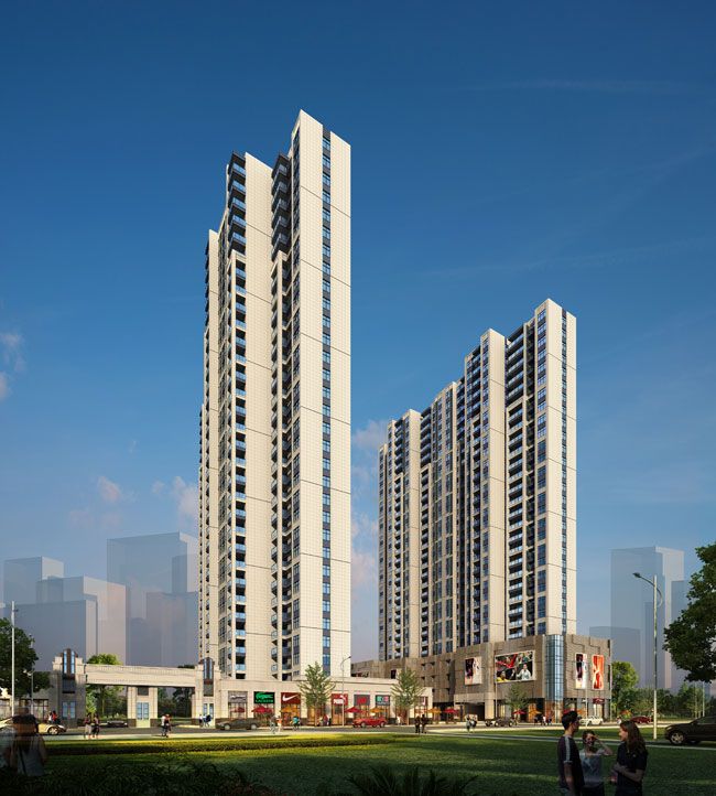 临澧县奥园广场实景图