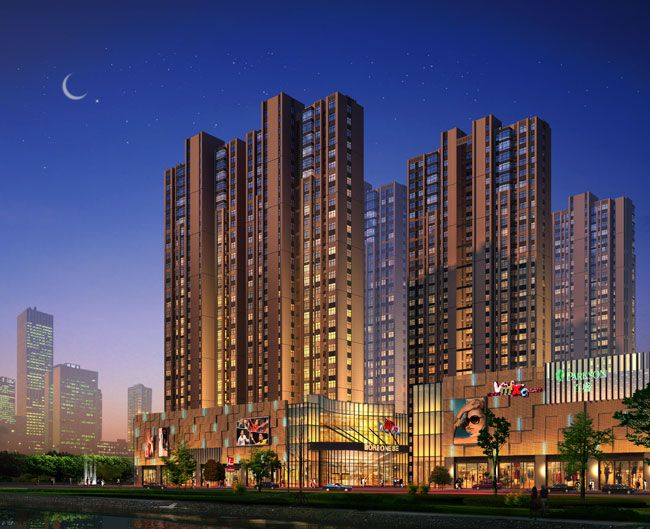 临澧县奥园广场效果图