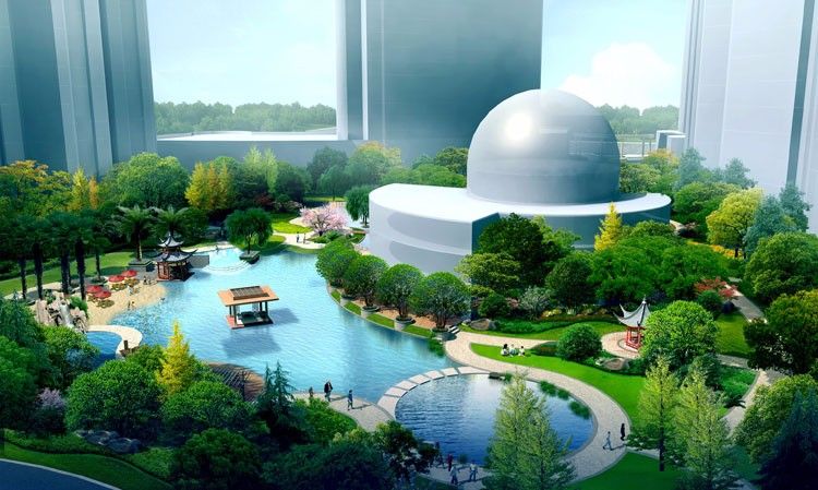 澧县中海蓝湾实景图