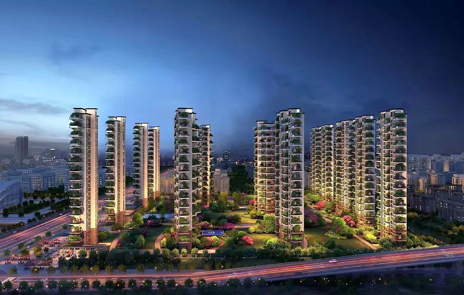 澧县六合城市森林花园实景图