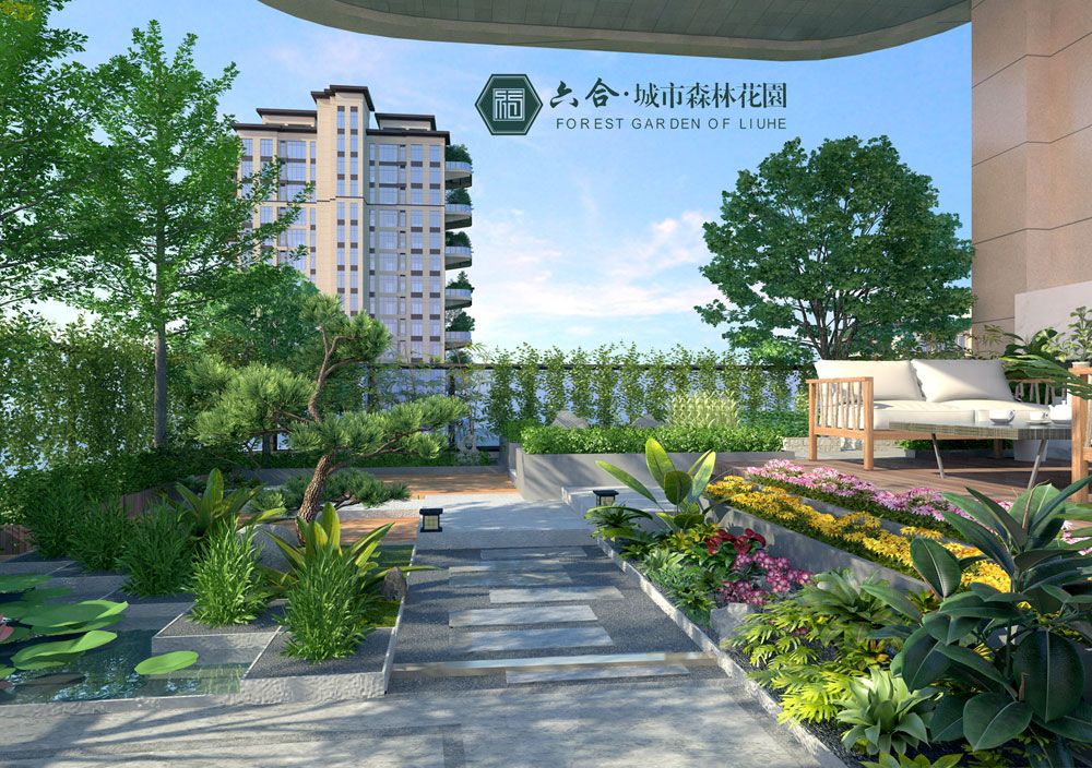 澧县六合城市森林花园区位图