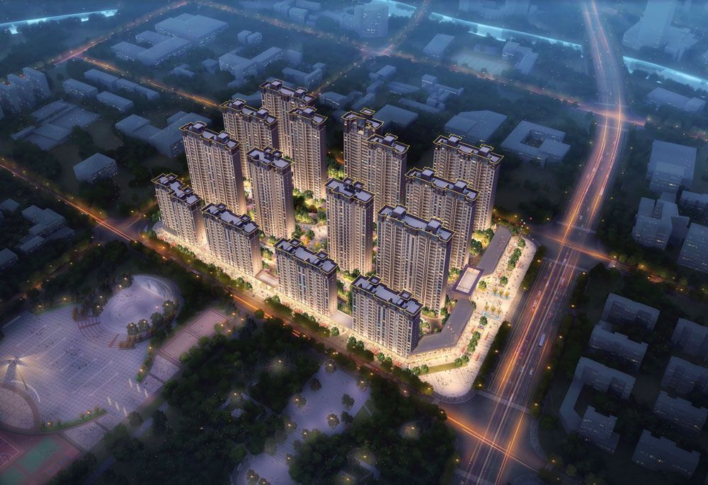 澧县九澧学府实景图