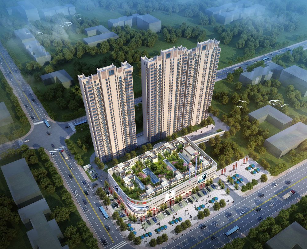 澧县汇和广场实景图